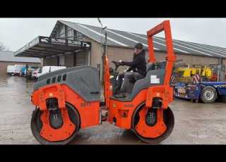 Hamm HD13VV Vibrating Roller Year 2008 Refnr BM7425