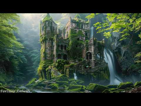 Ancient Celtic Melodies Waterfalls Forgotten Castle Sounds Medieval Castle Relaxation Music