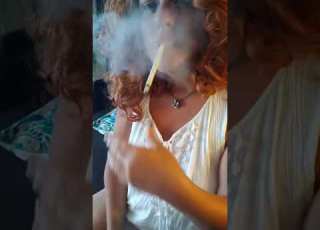 Cutting Hair While Smoking