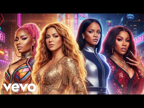 Shakira Rihanna Nicki Minaj Fuego Queens Ft Cardi B Official Music Video New Song 2025
