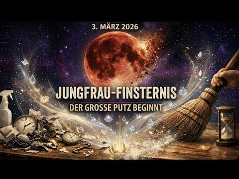 3 MÄRZ 2026FÜR 12 TIERKREISZEICHEN JUNGFRAU FINSTERNIS DER GROSSE PUTZ BEGINNT