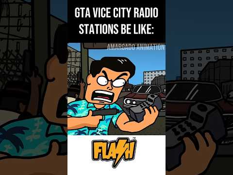 GTA VICE CITY Radio Stations Be Like