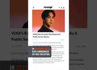  Ravi Leaves K Pop Group VIXX Over Active Military Duty Evasion Issue