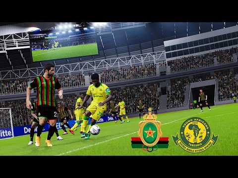 AS FAR RABAT Vs YANGA SC CAF CHAMPIONS LEAGUE 25 26 GROUP STAGE FOOTBALL GAMEPLAY HD PES 2026