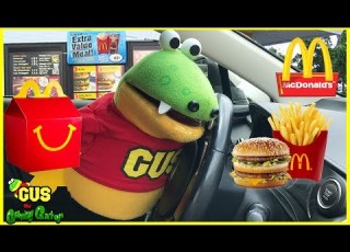  McDonald S Drive Thru Gus The Gummy Gator Gets Happy Meal Toys