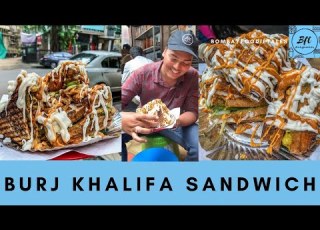Burj Khalifa Sandwich Tower Sandwich India S Most Heaviest Sandwich 2kg Sandwich Indian Food