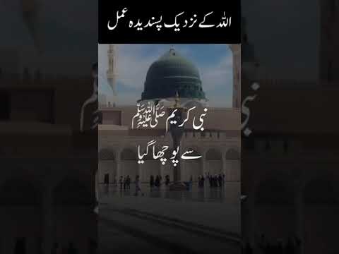 Allah Ka Pasandida Amal Allah S Favorite Deed Shorts Short Islam