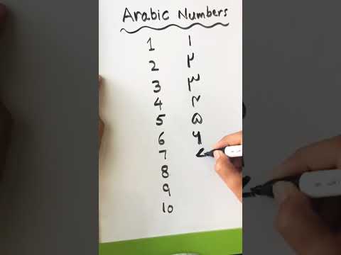 Arabic Numbers Math Shorts