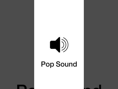 Pop Sound Effect Sound