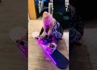  LED Snowboard System ActionGlow Just Hits Different