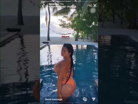 Demi Rose New Bikini Hot Videos