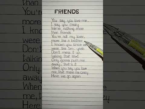 FRIENDS Lyrics Song By Anne Marie And Marshmello Friends Marshmello Annemarie Lyrics