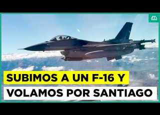 Meganoticias Sobrevuela Santiago En Avión F 16 Por Los 96 Años De La FACh