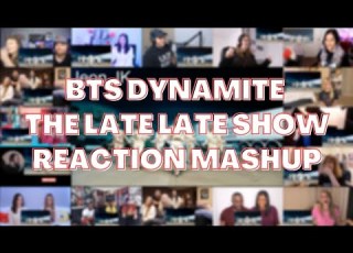 BTS Dynamite The Late Late Show With James Corden REACTION MASHUP