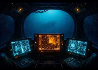  Deep Sea Recovery Submersible Internal Systems And Sonar Pings Tactical Ambient 2 Hours