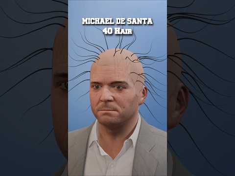 GTA V Michael De Santa With Hair Gta Hair Michael Blender Gta5