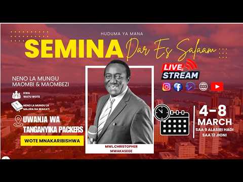 2 MBINU ZA KUONGEZA USIKIVU WA SAUTI YA MUNGU KIBINAFSI MWL CHRISTOPHER MWAKASEGE