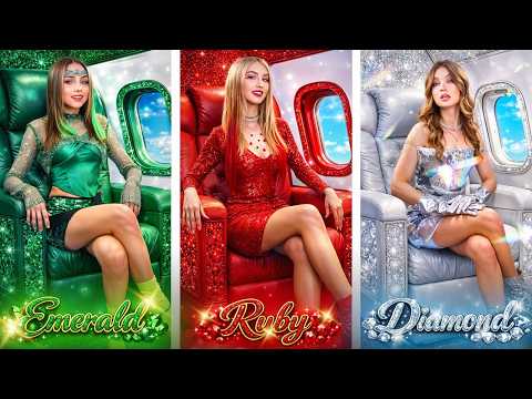 فتاة الزمرد والياقوت والألماس والياقوت الأزرق هروب من السجن لفتيات الأحجار الكريمة
