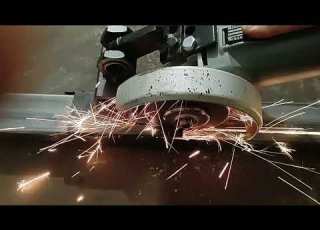 Продольная порезка профильной трубы 50х30 Longitudinal Cutting Of A Profile Pipe 50x30 Metal сut