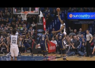 Karl Anthony Towns Spins Scores Pacers Vs Timberwolves January 25 2017 2016 17 NBA Season