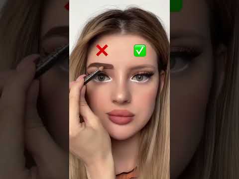 طريقة رسم الحواجب Shorts