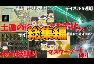 総集編 あらゆる縛りでライネル5連戦やってみたらヤバすぎたww ライネル道場破り ゼルダの伝説 ティアーズ オブ ザ キングダム ゆっくり実況