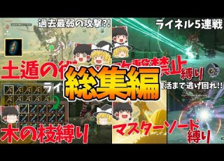 総集編 あらゆる縛りでライネル5連戦やってみたらヤバすぎたww ライネル道場破り ゼルダの伝説 ティアーズ オブ ザ キングダム ゆっくり実況