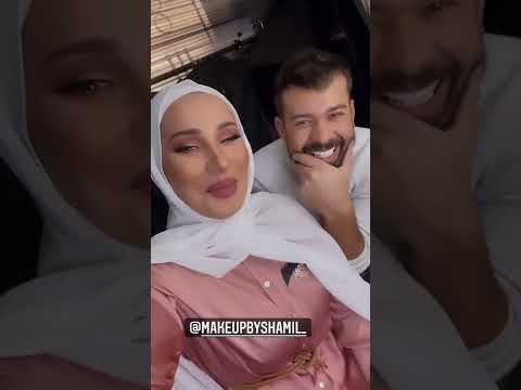 نداء شرارة باللهجه العراقية مع الميك اب العراقي