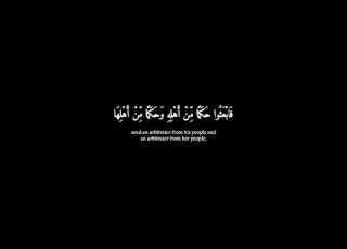  واللاتي تخافون نشوزهن فعظوهن واهجروهن في المضاجع ياسرالدوسري كرومات سوداء النساء Quran