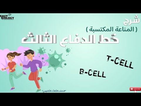 شرح وفرم المناعة المكتسبة خط الدفاع الثالث المناعة الخلوية والخلطية هتفهم يعني هتفهم