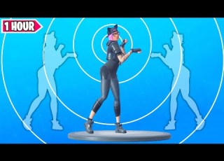 Fortnite PAWS CLAWS Emote 1 Hour Version With Lynx Cat Skin