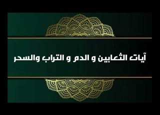 آيات الثعابين والدم و التراب و السحر