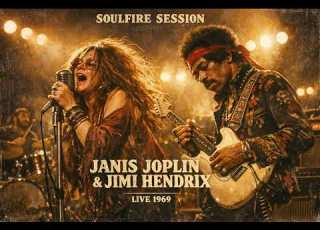  Janis Joplin Jimi Hendrix Electric Soulstorm 1968 Lost Session Psychedelic Inspired Tribute