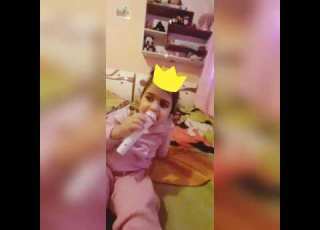 انوجة تمثل انها مذيعة اخبار