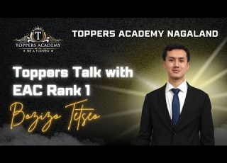 Toppers Talk By EAC Rank 1 NPSC CSE 2025 Mr Bozizo Tetseo