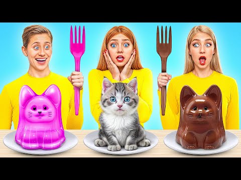 Gummy Food Real Food Vs Chocolate Food Challenge Funny Challenges By Multi DO Gummy Food Real Food Vs Chocolate Food Challenge Funny Challenges By Multi DO