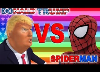 Donald Trump Vs Spiderman