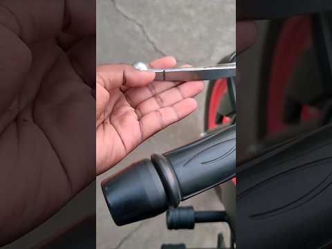 Why This Cut Mark On Clutch Lever In Motorcycle