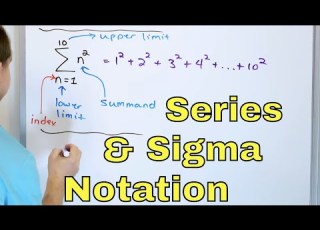 10 Series And Sigma Summation Notation Part 1 Geometric Series Infinite Series