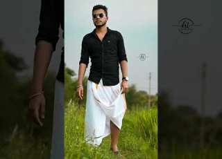 South Indian Look Photoshoot Anna Look Nikon Z6ii Lungi Poses South Indian Lungi Poses BTS