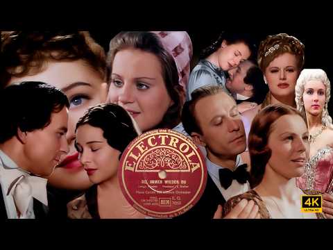 Du Immer Wieder Du Solamente Tu Hans Carste Mit Seinem Orchester Berlin 1940 4K Colorized
