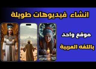 تحويل النص الى فيديو عمل فيديو بالذكاء الاصطناعي باللغه العربية