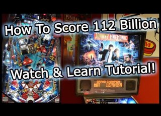  JOHNNY MNEMONIC Pinball Machine TUTORIAL GAMEPLAY Powerdown Spinner BILLIONS 112 771 815 570