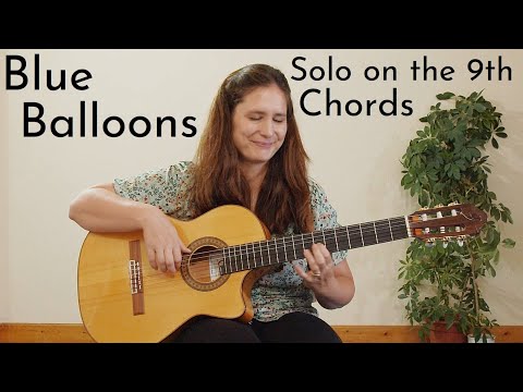 Blue Balloons Guitar Solo On The 9th Chords With TAB