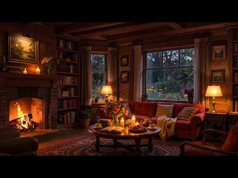 A Cozy Evening By The Fireplace Smooth Jazz Instrumental In Warm Cabin Corner For Relaxation A Cozy Evening By The Fireplace Smooth Jazz Instrumental In Warm Cabin Corner For Relaxation