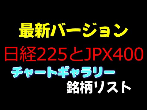 銘柄入れ替えリスト 最新版の日経225とJPX400を合わせたリスト作りました ライン公式アカウントはこちら Https Lin Ee 4bamocr
