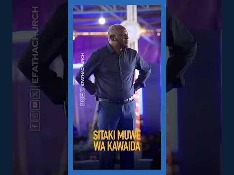 Mtume Na Nabii J E Mwingira Usiwe Mtu Wa Kawaida