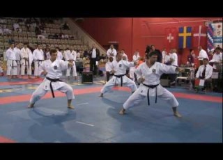  JKA European Championship 2012 Final Team Kata Men S 3rd Germany 2nd Hungary 1st Czech