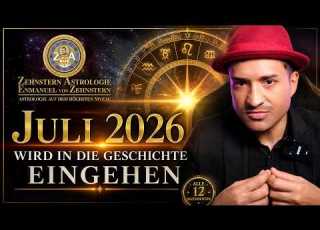  JULI 2026 WIRD IN DIE GESCHICHTE EINGEHEN DIE MÄCHTIGSTEN KONSTELLATIONEN DES JAHRES ALLE 12
