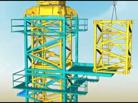 شرح تركيب الرافعات البرجية العملاقة Mp4